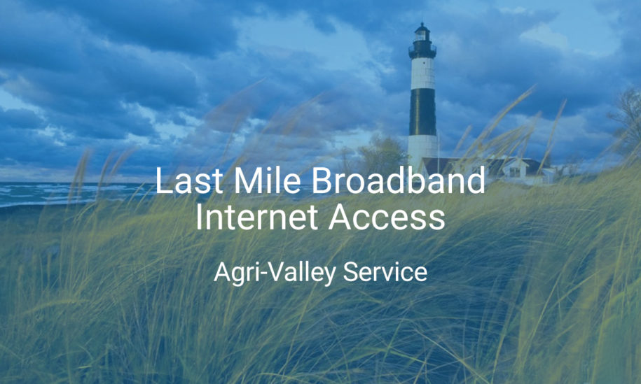 Last mile broadband internet access