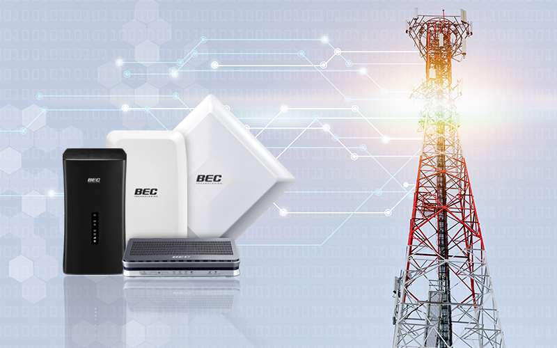 5G NR Indoor and Outdoor CPE Solutions from BEC Technologies