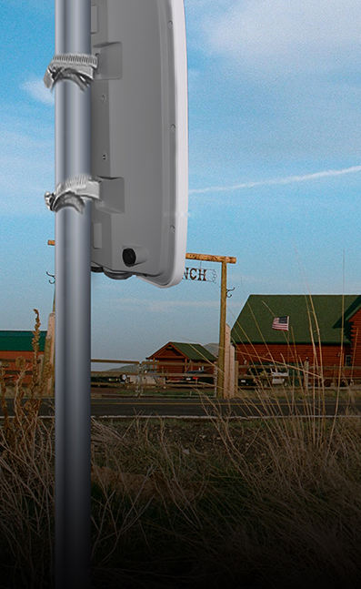BEC RidgeWave® 4900 Outdoor Router deployed in rural America