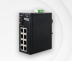 BEC Industrial 10 Port Gigabit Ethernet Switch with PoE