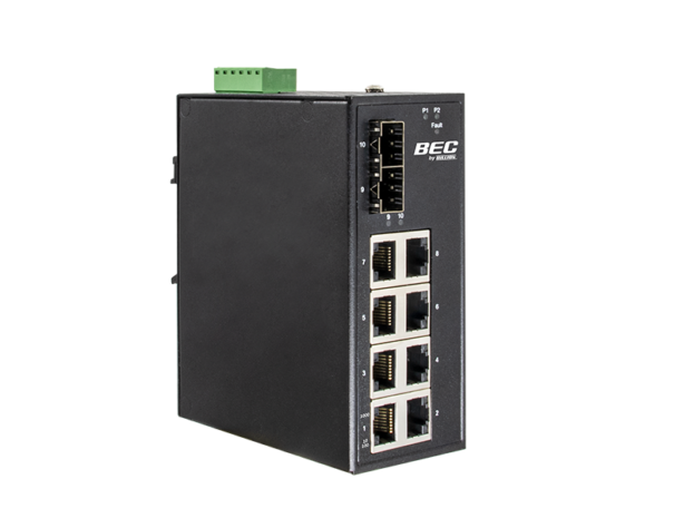 BEC ES 1010G-2SFP 8+2 Port Industrial Unmanaged Gigabit Ethernet Switch