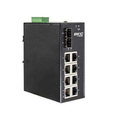 BEC ES 1010G-2SFP 8+2 Port Industrial Unmanaged Gigabit Ethernet Switch