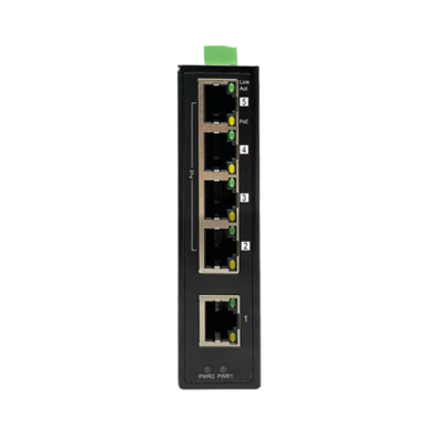 ES 1005P 5 Port Industrial Unmanaged PoE+ Ethernet Switch